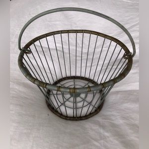 Vintage small egg basket